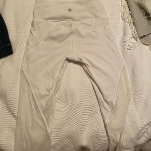 Lulu lemon leggings in white